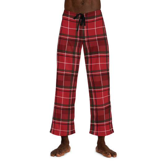 Cozy Red Plaid Men's Pajama Pants - Perfect for Holidays & Relaxation